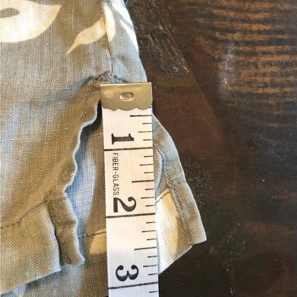 Vintage Tommy Bahama 100% Linen Hawaiian Shirt Men's Medium Dad Grandpa Vacation - Picture 9 of 9